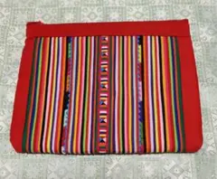 アジアン雑貨　タイ山岳少数民族のハンドメイドポーチ