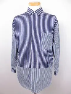 【値下げ】ユニクロ　 ジルサンダー　＋J　　長袖シャツ　白　紺　S