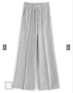 ♡GRL♡ センターピンタックスウェットセミフレアパンツ［pm473］