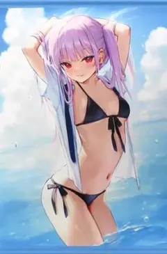 ホロライブ ラプラス・ダークネス タペストリー 水着衣装 - メルカリ