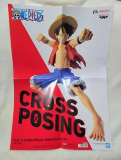 ワンピース CROSS POSING MONKEY.D.LUFFY ポスター