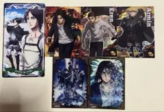 進撃の巨人　アルカナカード　クリアカードコレクション　エレン　アルミン　リヴァイ