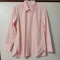 ユニクロ　長袖シャツ　М　ピンク