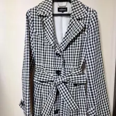 コート　クイーンズコート　チェックコート