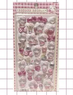 ボンボンドロップシール๋ ࣭ ⭑ハローキティ(ピンク)