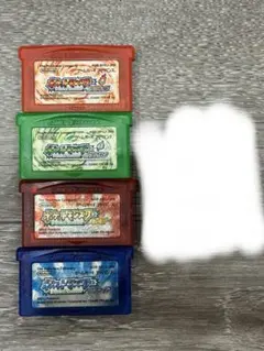 (中古品) ゲームボーイ アドバンス ポケットモンスター 4本セット