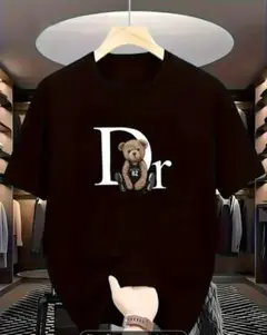 お値下げいたしました❗❇️新品❇️テディベアプリント Tシャツ Lサイズ 黒