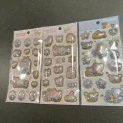 リラックマ•コリラックマ キラッとぷくぷくエアーシール3枚セット