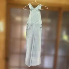 ZARA新品未使用ストライプ デニムオーバーオール 女の子122センチ