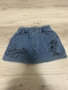 【新品未使用】BABYDOLL ミニーマウス デニムスカート 90cm