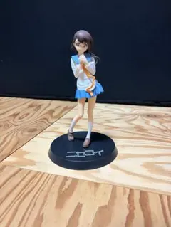 アニメキャラクター フィギュア 白青