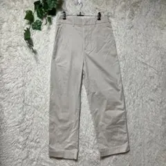 【GAP】チノパン太めワイドバギーベージュスケボーストリートダボダボa482のサムネイル