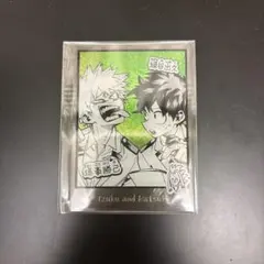 ヒロアカ 箔入りアクリルカード 緑谷出久 爆豪勝己