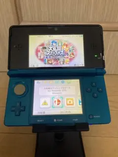 神*佑様 【動作確認済】ニンテンドー3DS アクアブルー 本体とソフト、付属品付