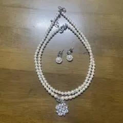 【ドレスアップ用】ピアス・ネックレス