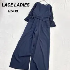 レースレディース　オールインワン　サロペット　セレモニー　オケージョン　XL