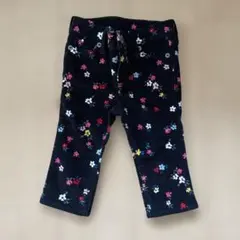 【美品】GAP 花柄スキニーパンツ 12-18ヶ月