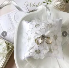 リングピロー　フラワーベール