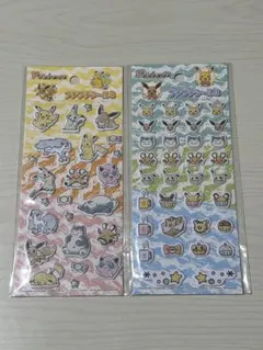 ポケモン　プチプチシール3 2種セット