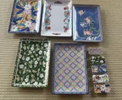 陶器皿5枚セット 箸置きつき多様なデザイン
