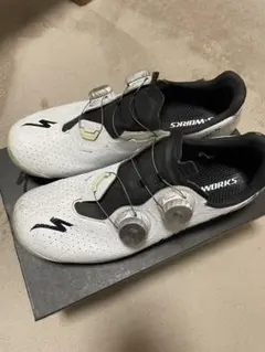 S-Works ロードシューズ ホワイト/ブラック/レッド➕ビンディングペダル S-WORKS TORCH ROAD SHOES TEAM WHT 41(41 (26cm) チーム