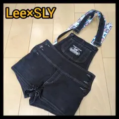 【Lee x SLY 】サロペット ショートオーバーオール ダークデニム