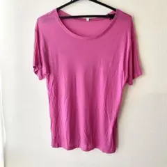 BASERANGE ベースレンジ　バンブーTシャツピンク XSのサムネイル
