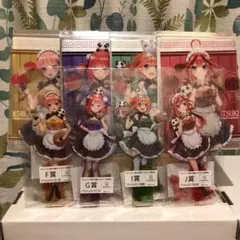 五等分の花嫁∬ きゃらっとくじ 中華　アクリルスタンド　一花　二乃　四葉　五月