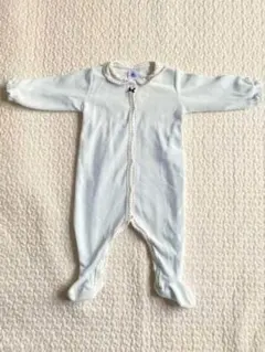 Petit Bateauブルー　足付き　ロンパース6m（67cm）