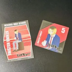 ハイキュー‼︎ まねきねこ　特典　孤爪研磨　コースター　カード