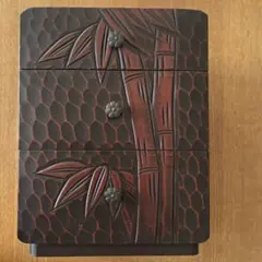 鎌倉彫 三段小箪笥 竹模様 伝統工芸品 - メルカリ
