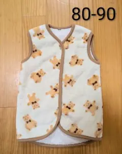 ベビー スリーパー もこもこ 80