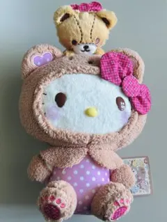 ハローキティ いちご新聞645号コラボレーション ペアぬいぐるみ