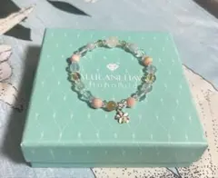 【箱付き】パワーストーンブレスレット｜ペリドット・ローズクォーツ