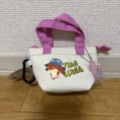 ズートピア2 ニックワイルド カラビナ付きミニバッグポーチ