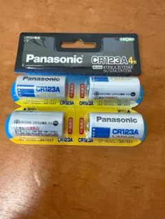 【新品未使用】Panasonic CR123A リチウム電池　合計4個