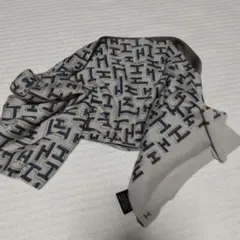 極美品 エルメス HERMES クッション チェック柄 メリノウール カシミヤ