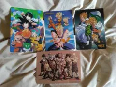 [当時物] animetopia ドラゴンボールZ 下敷き 4枚セット