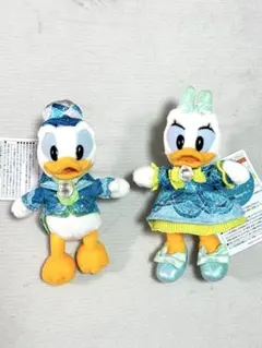 東京ディズニーシー25周年 ぬいぐるみバッジ ぬいば ドナルド デイジー