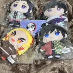 ⑤コンプリート　鬼滅の刃　かぷっこふれんず2 　ガチャ　ぬいぐるみ