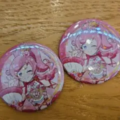2 プリチャン みらい 桃山みらい 缶バッジ プリパラ 韓国