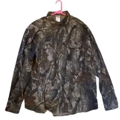 90s Woolrich リアルツリーカモ 長袖シャツ 総柄のサムネイル