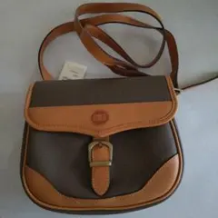 【未使用保管品】ENRICO COVERI ショルダーバッグ ブラウン
