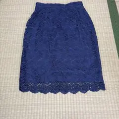 UNIQLO レーススカート　ブルーM