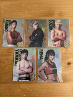 RIZIN ウエハースカード 5枚セット　平本蓮　最終価格