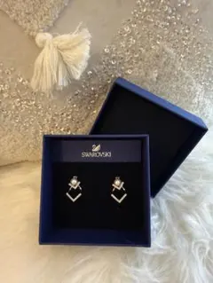 Swarovski パールクリスタルピアス