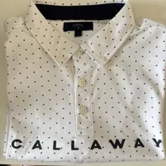 CALLAWAY ドット柄 シャツ L 半袖