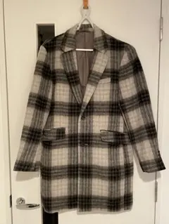sense of place チェック柄チェスターコート
