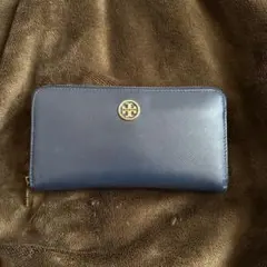 トリーバーチ　長財布　ネイビー