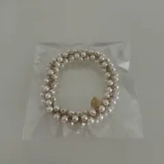 アネモネ ANEMONE ビーズシュシュ アイボリーのサムネイル